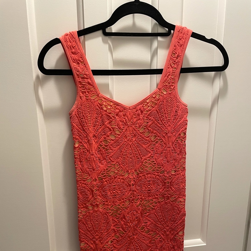 Pink bodycon dress